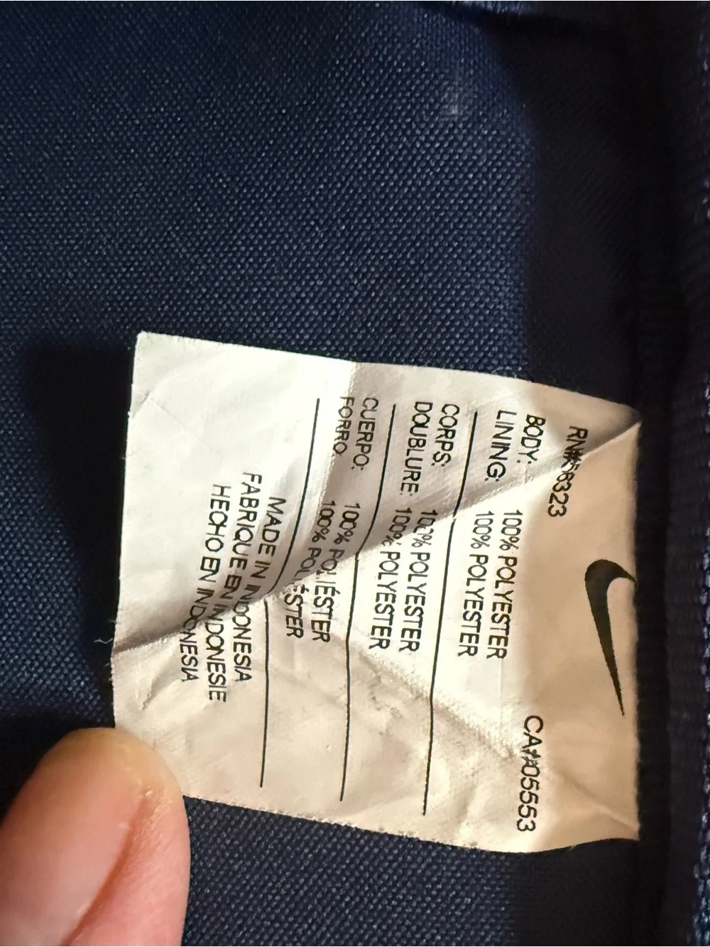 Men's Nike Navy Blue Sport Backpack